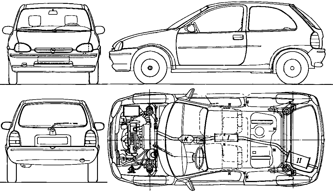 Opel Corsa B 3 ajtós 1994